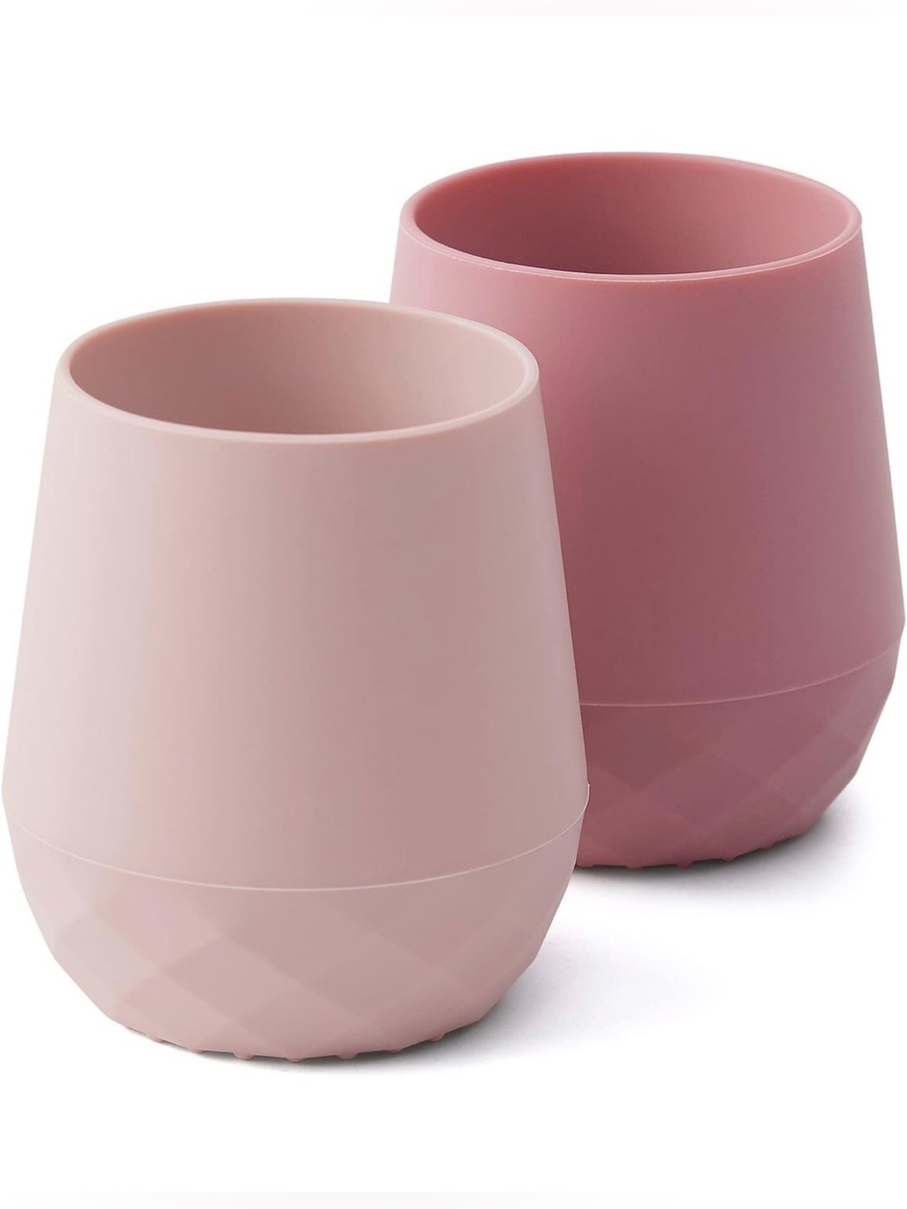 Set of 2 Pink Silicone Tumblers